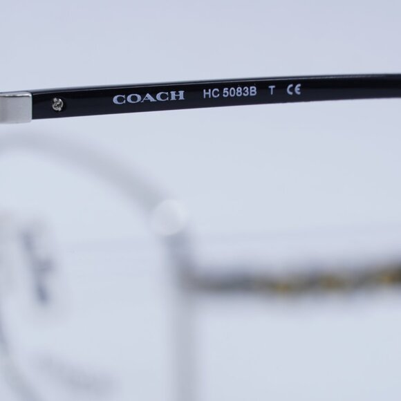 🕶️ New Coach HC5083B 9015 Eyeglasses - Silver/Black Frame - Picture 8 of 11